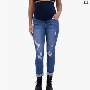 Women’s maternity ripped jeans size L